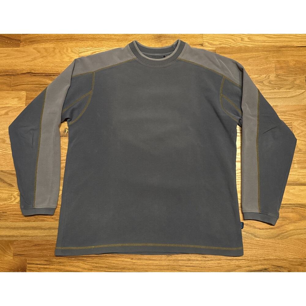 Vintage Alf Kuhl Thermal Waffle Knit Long Sleeve Shirt Pullover Mens XL - Picture 5 of 5